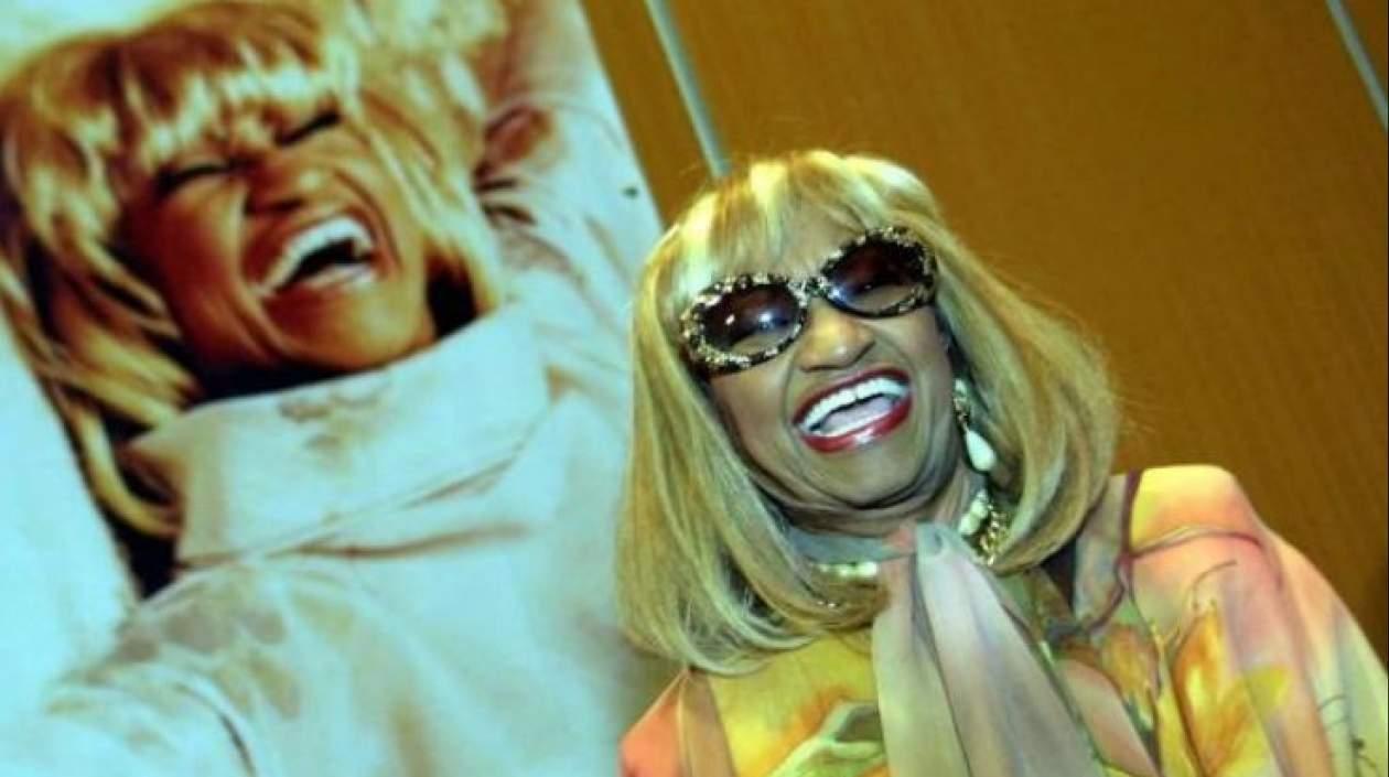 La cantante Celia Cruz.