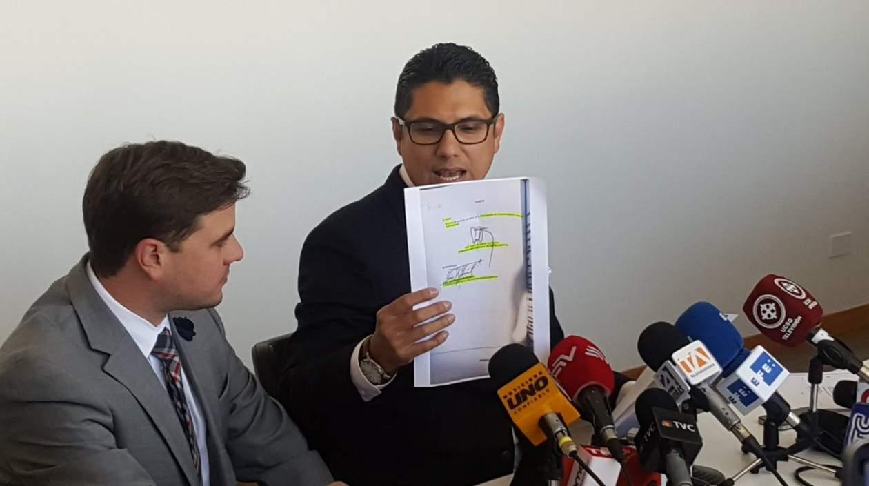 Fernando Balda durante la rueda de prensa.