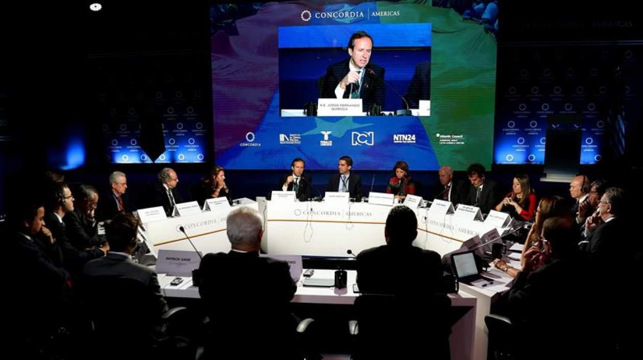 El Foro Concordia se llevó a cabo en Bogotá.