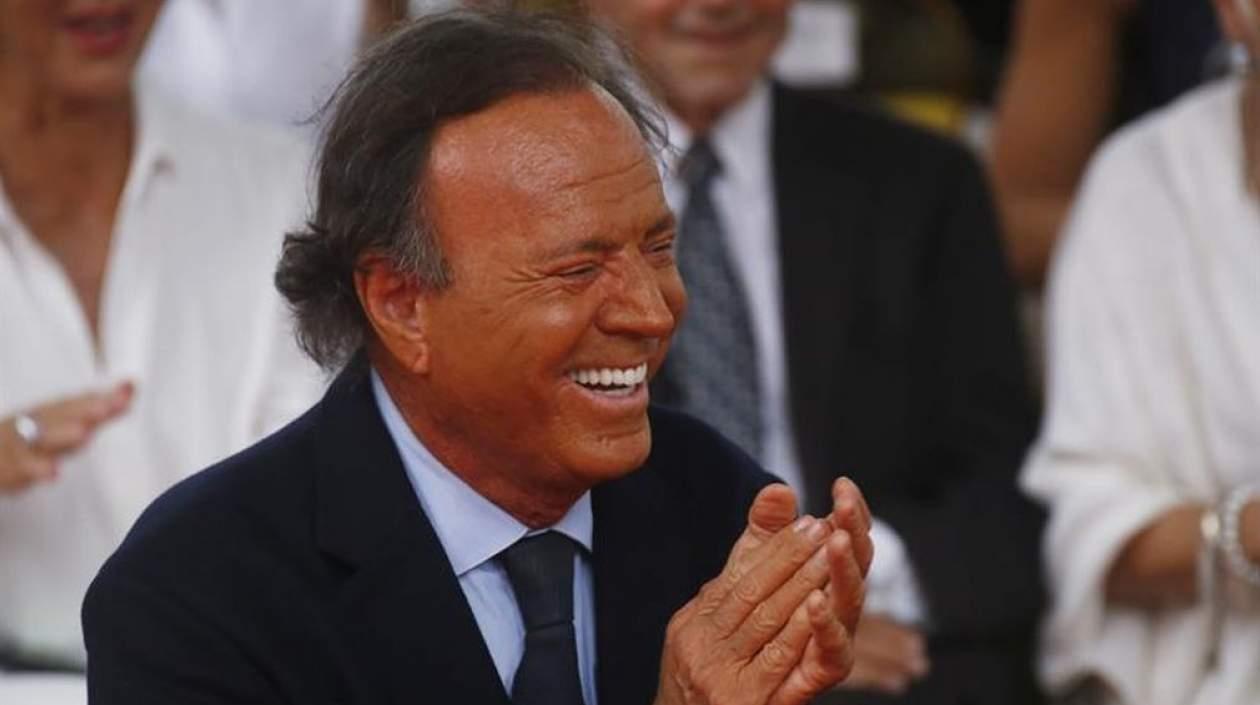 El cantante Julio Iglesias.