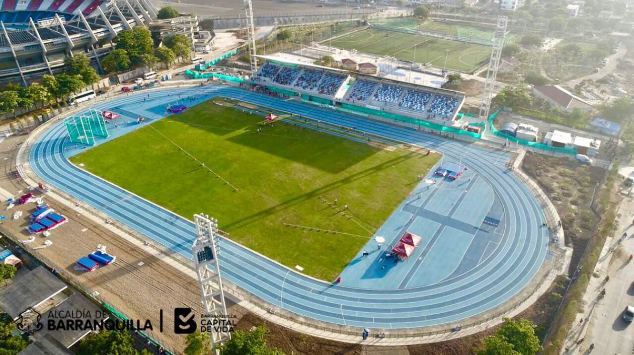 Estadio de Atletismo Rafael Cotes. 