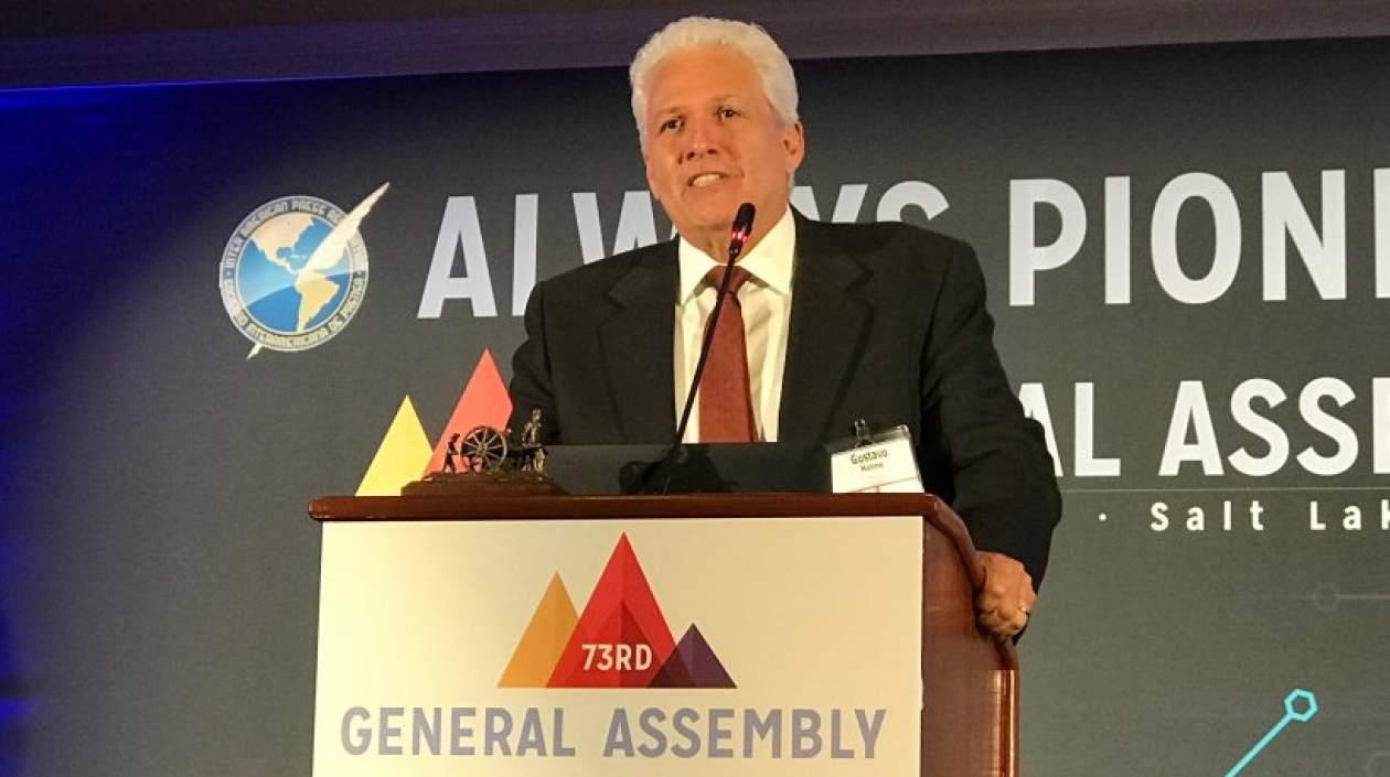 Gustavo Mohme, presidente de la SIP.