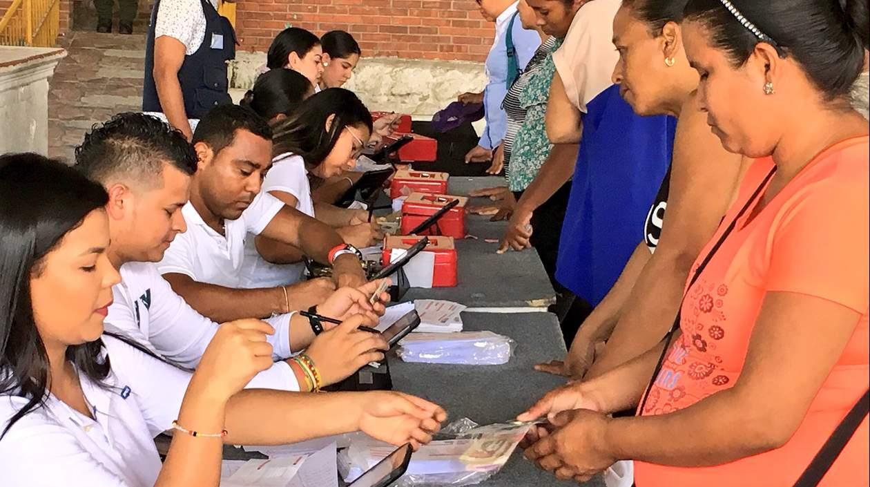 Titulares del programa Más Familias en Acción del municipio de Soledad 