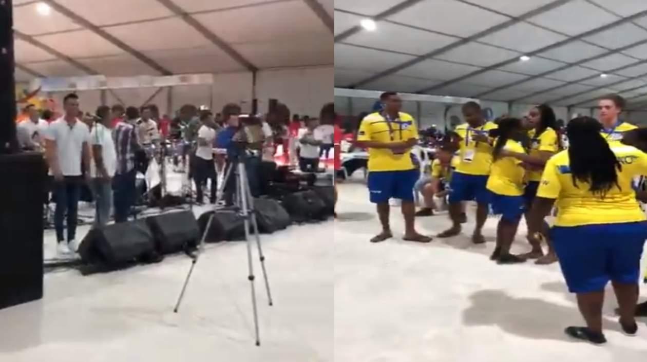 Así es el ambiente que se vive en la Villa Centroamericana.