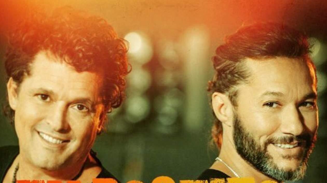 Los cantantes Carlos Vives y Diego Torres.