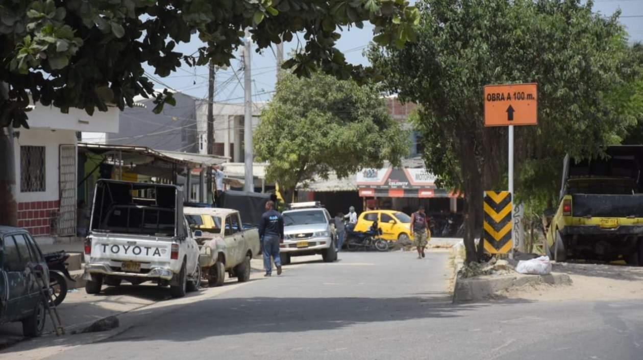 En este sector fue asesinado el joven en el barrio 7 de Abril.