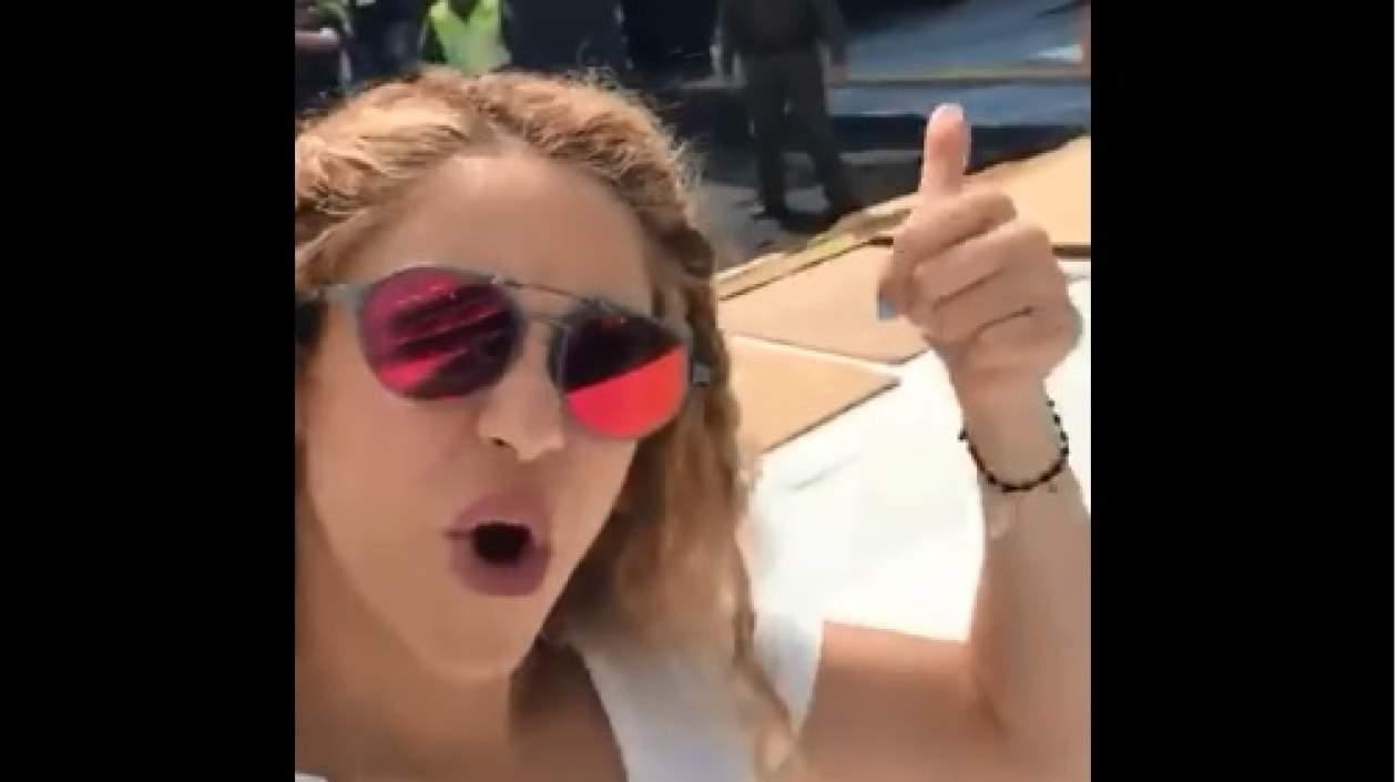 La cantante Shakira.