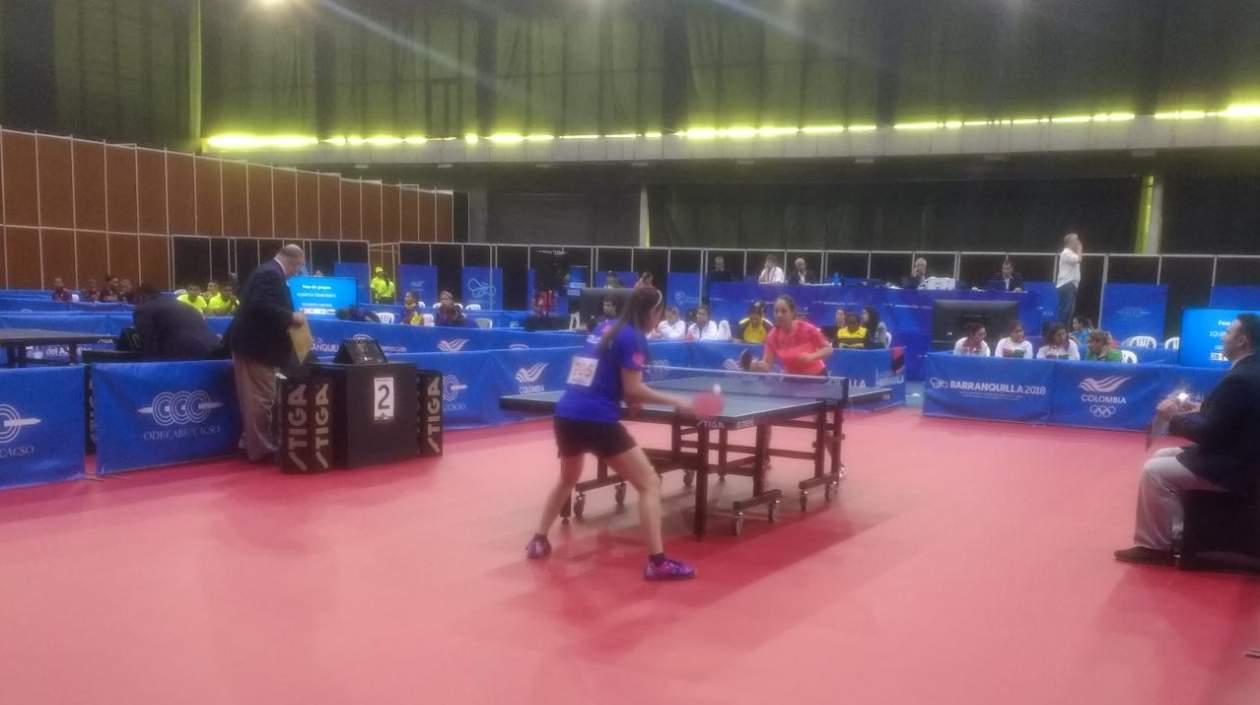 Comenzaron las competencias de tenis de mesa.