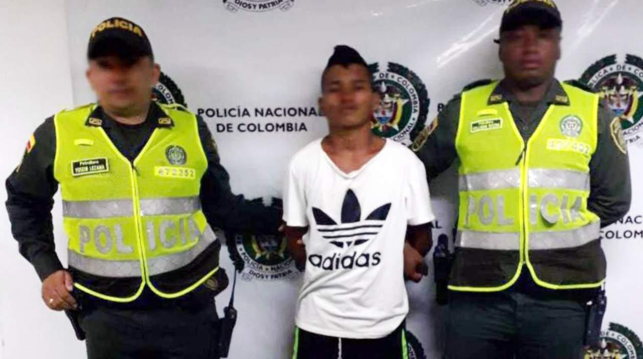 El joven fue conducido a la URI de la Fiscalía. 