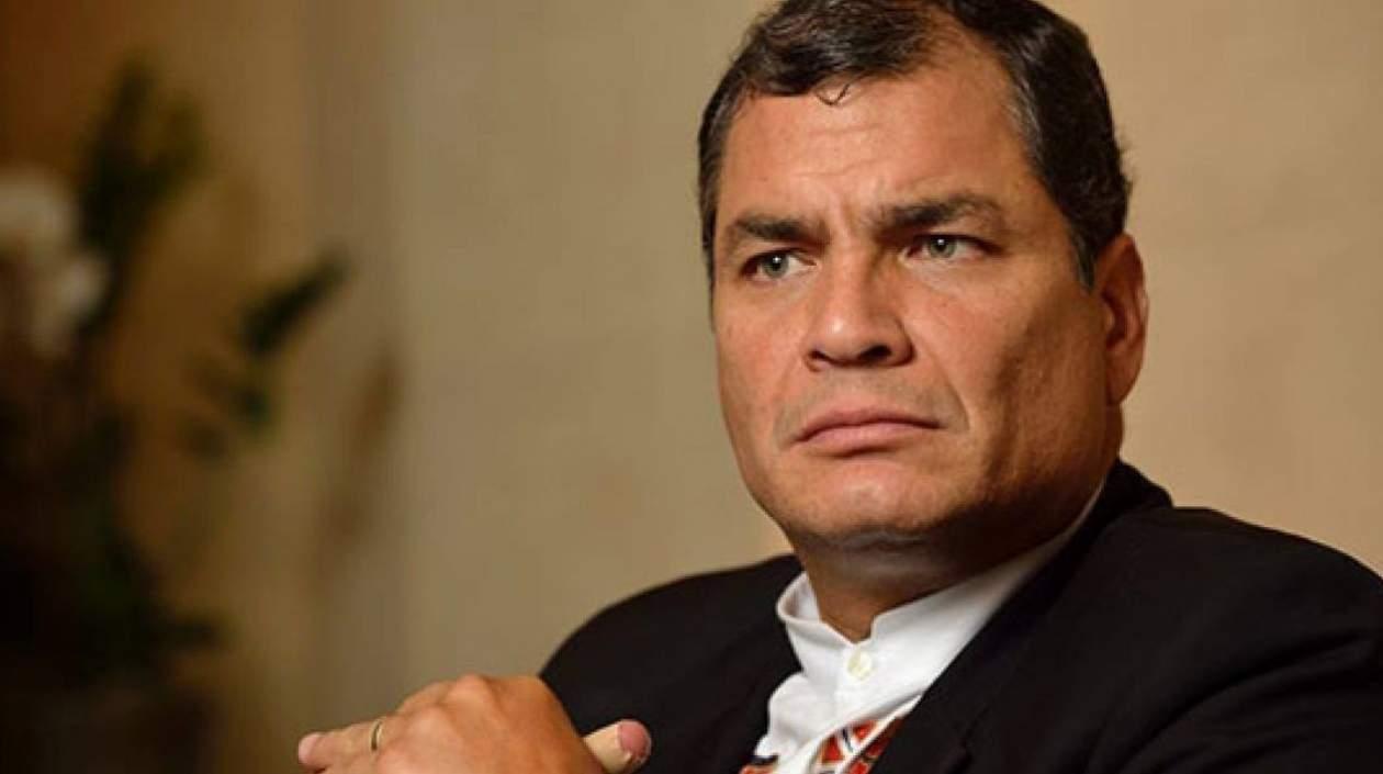 Rafael Correa, expresidente de Ecuador.