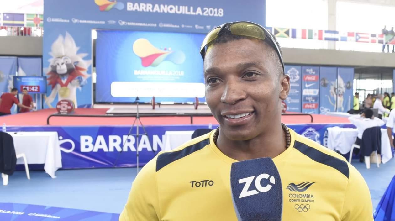 El doble medallista olímpico Óscar Figueroa.