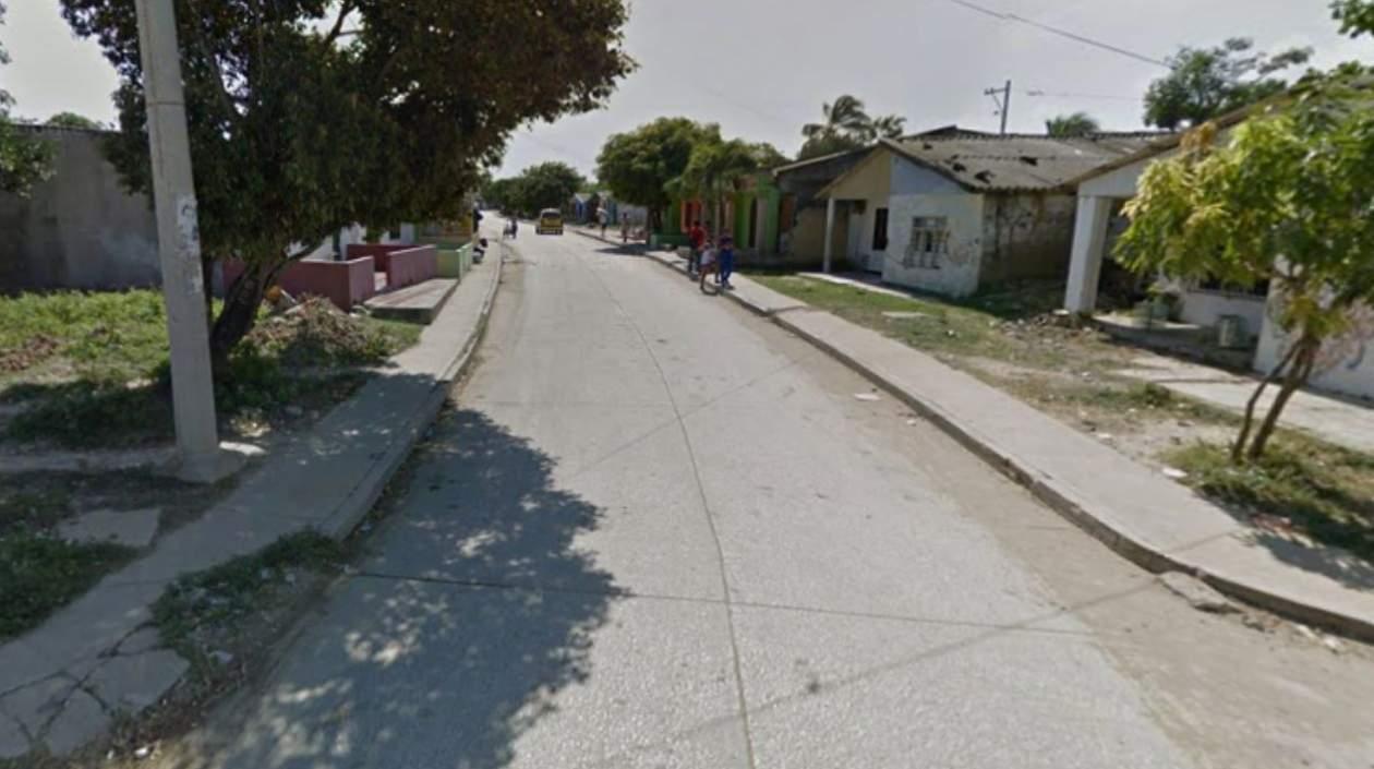 En este sector del barrio Sourdís fue asesinado el habitante de la calle.