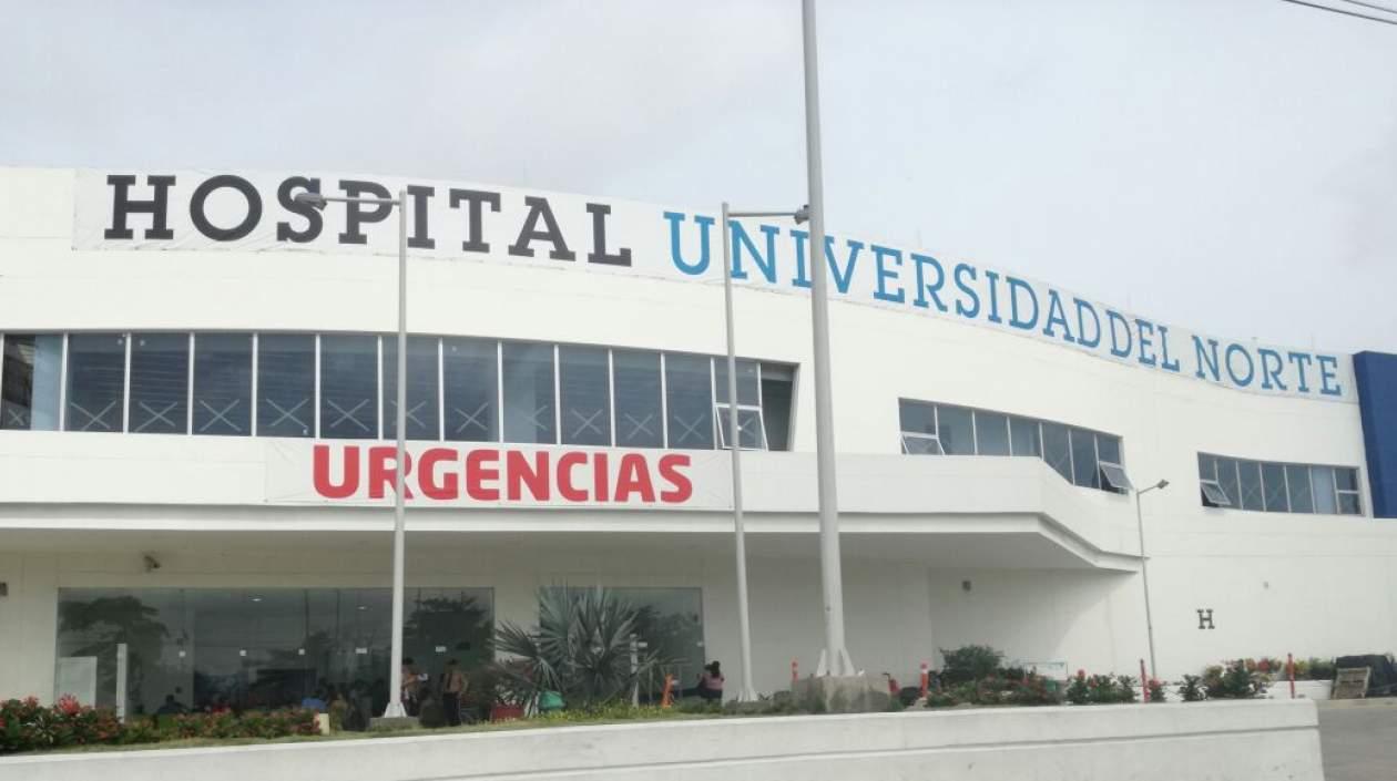 El hombre llegó sin signos vitales al Hospital Universidad del Norte.