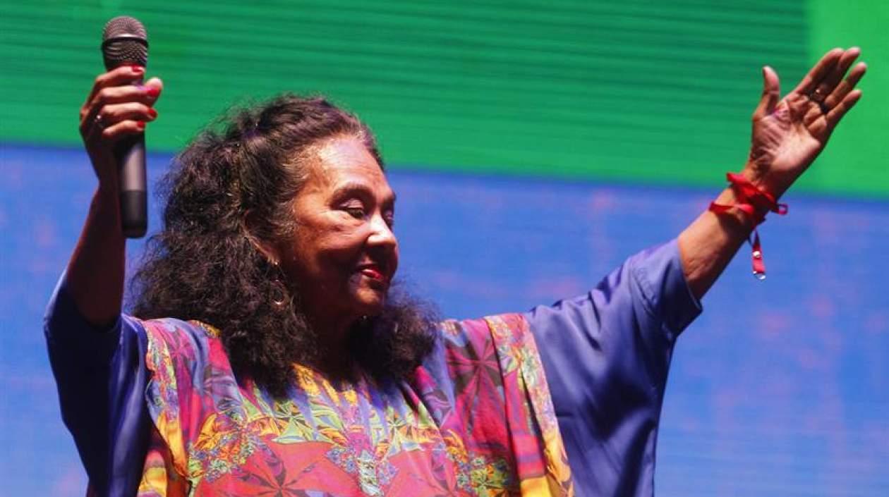 La cantadora Totó La Momposina.