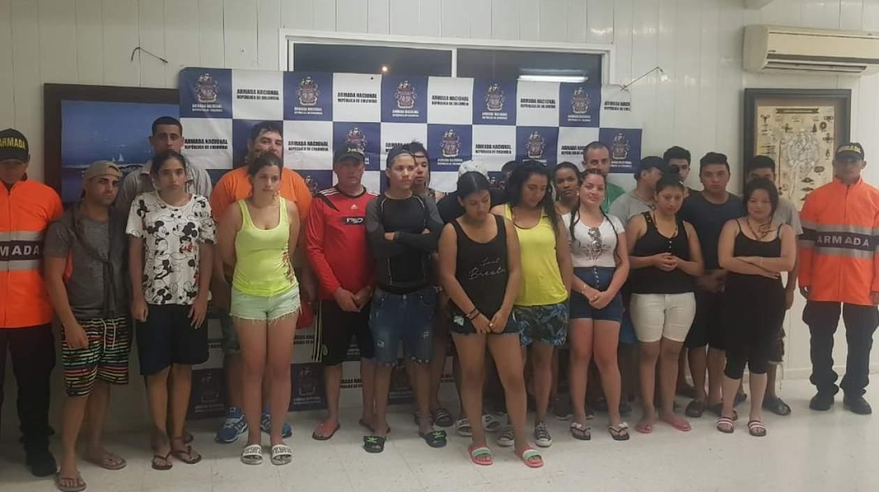 En lo corrido del año, la Armada ha rescatado a 38 migrantes irregulares en el país. 