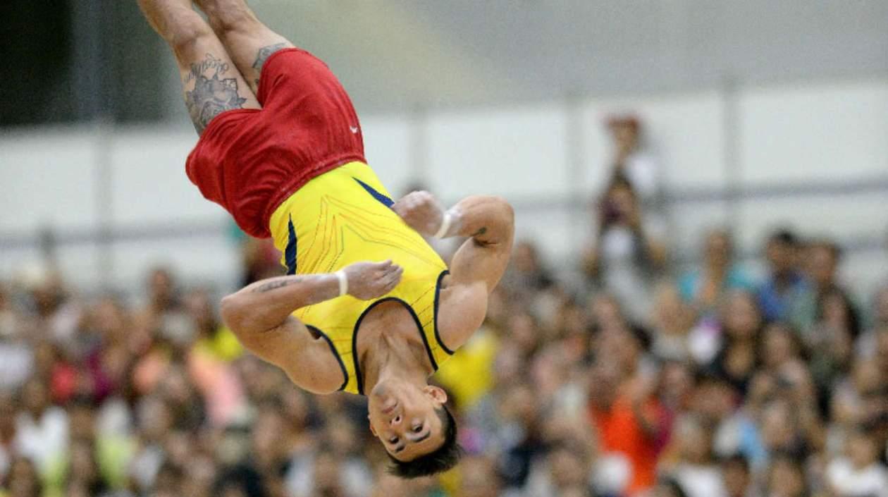 Jossimar Calvo, gimnasta colombiano. 