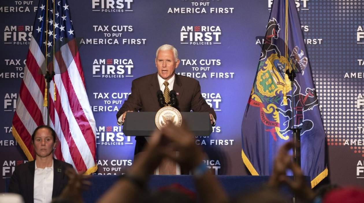MIke Pence, vicepresidente de los Estados Unidos.