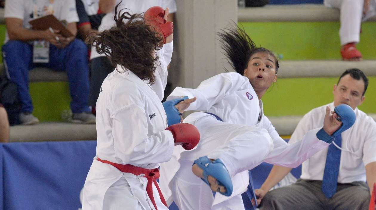 Shanne Torres, en un combate. 