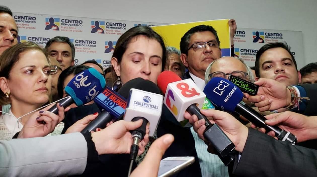 Paloma Valencia, senadora.