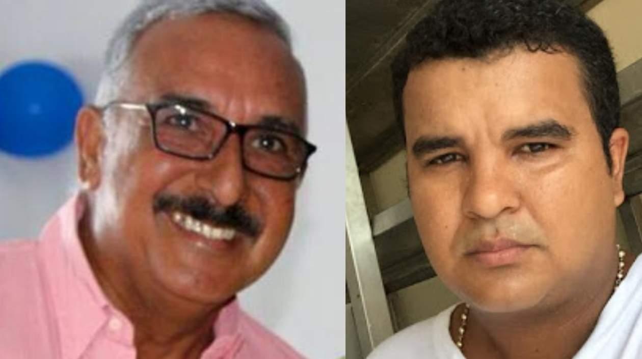  Álvaro David del Toro Ramos y Alexánder Ruiz Garrido, exalcaldes de Nueva Granada, Magdalena. 