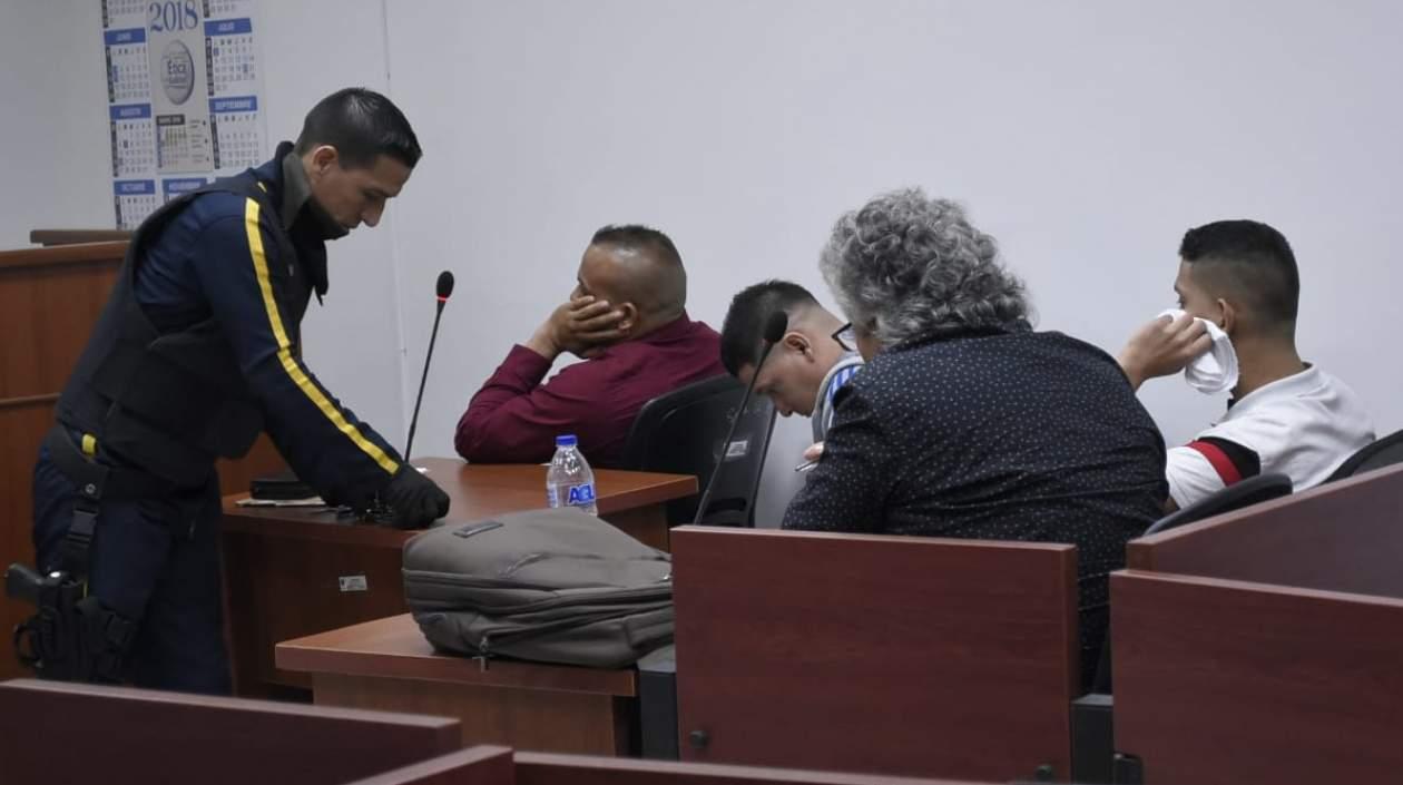 Audiencia en el caso del homicidio de Angello Alzamora.