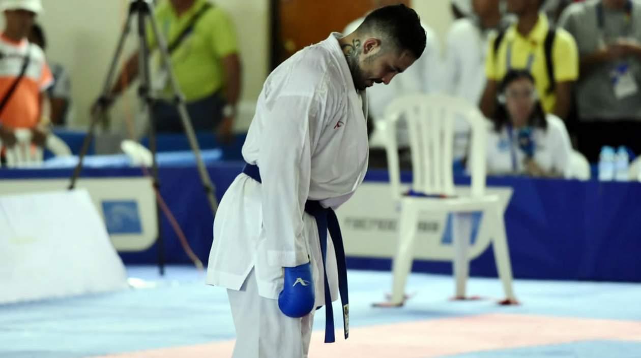El colombiano Diego Lenis no pudo ganar el oro.