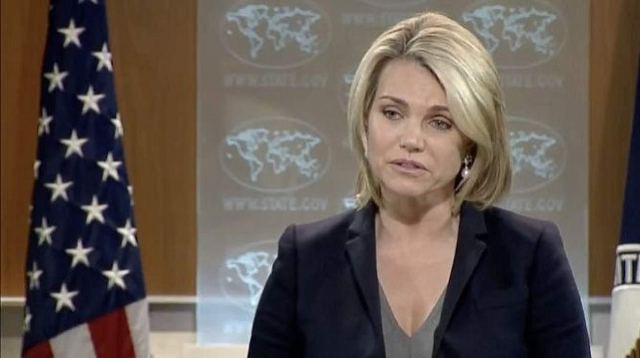 La portavoz del Departamento de Estado, Heather Nauert. 