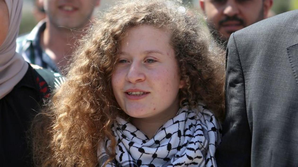 Ahed Tamimi salió de prisión.