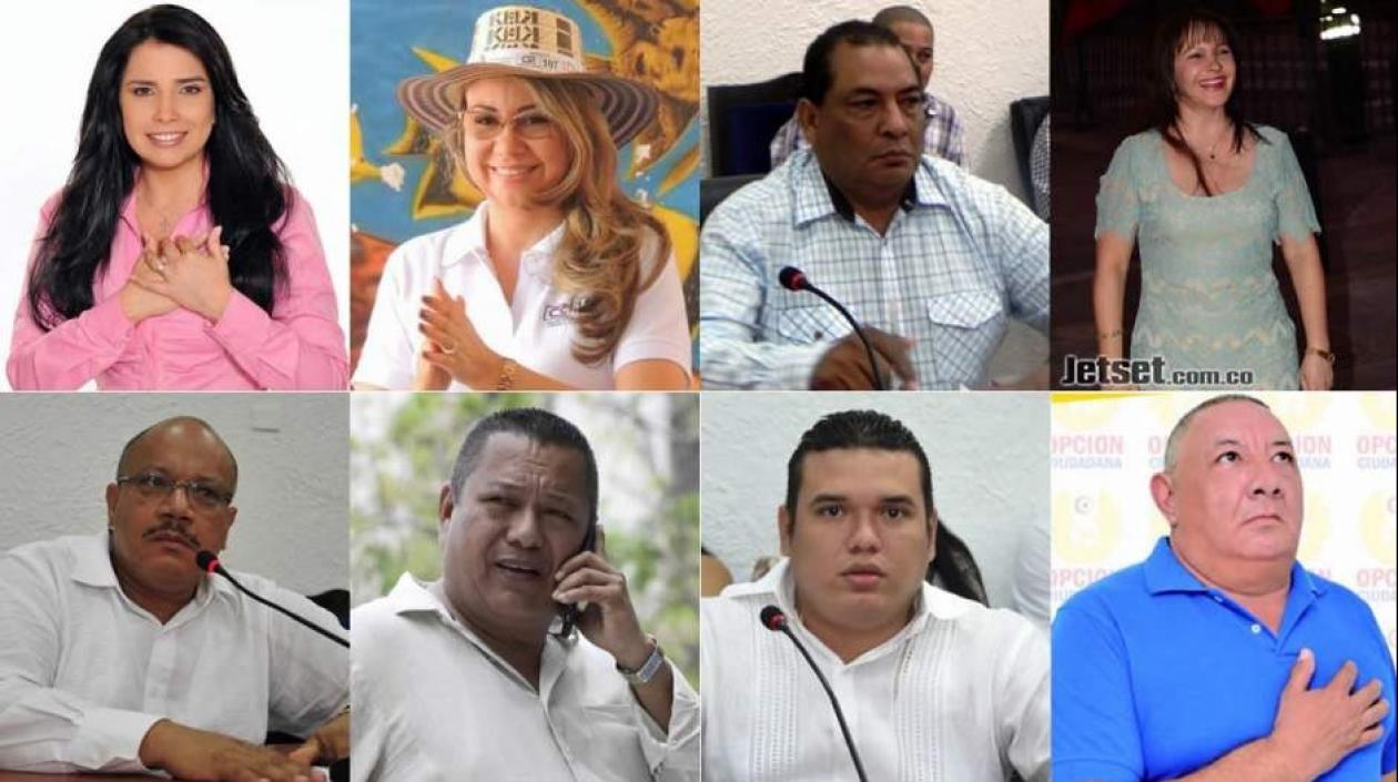 Dirigentes vinculados al caso Aida Merlano.