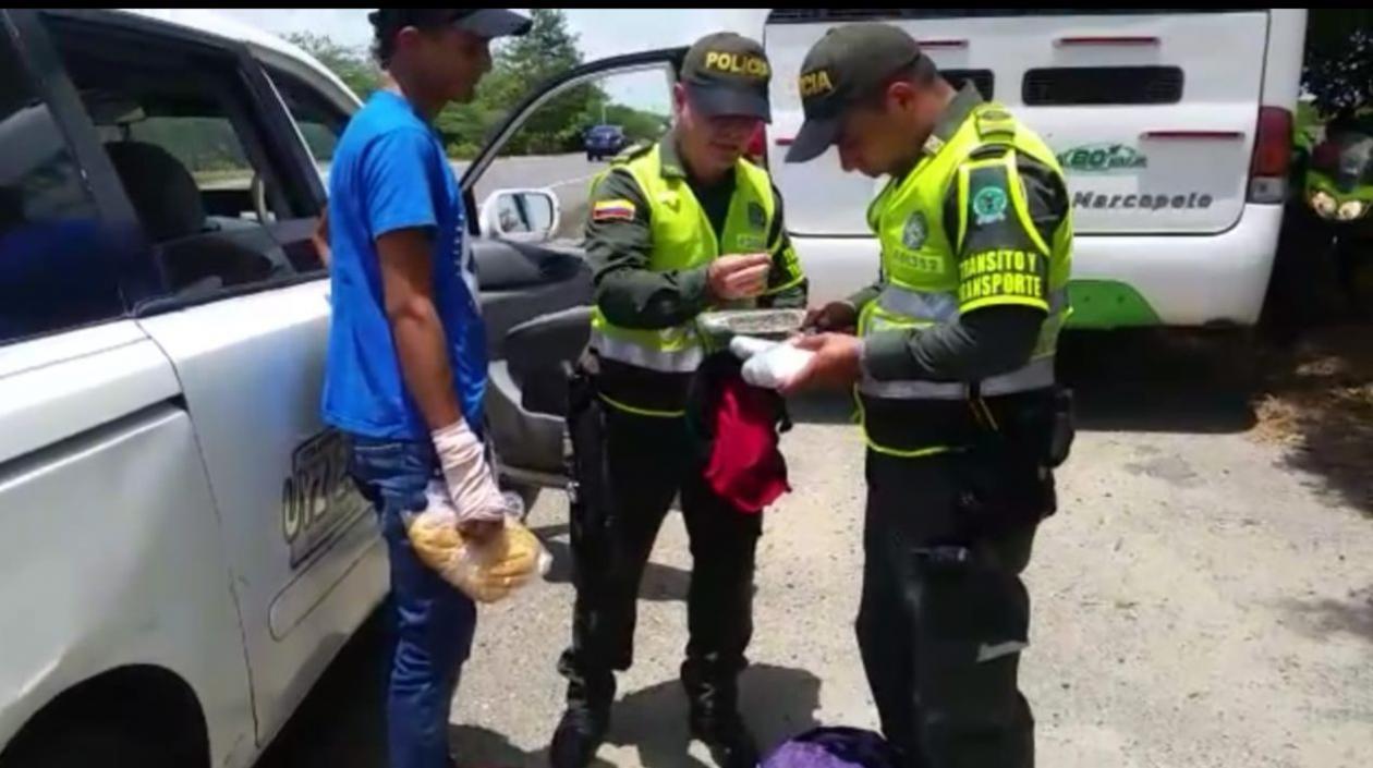 El hombre fue conducido a la URI de la Fiscalía. 