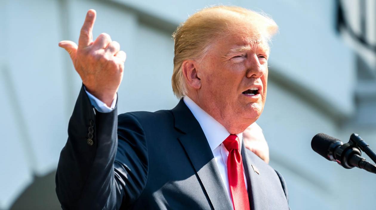 El presidente estadounidense, Donald Trump