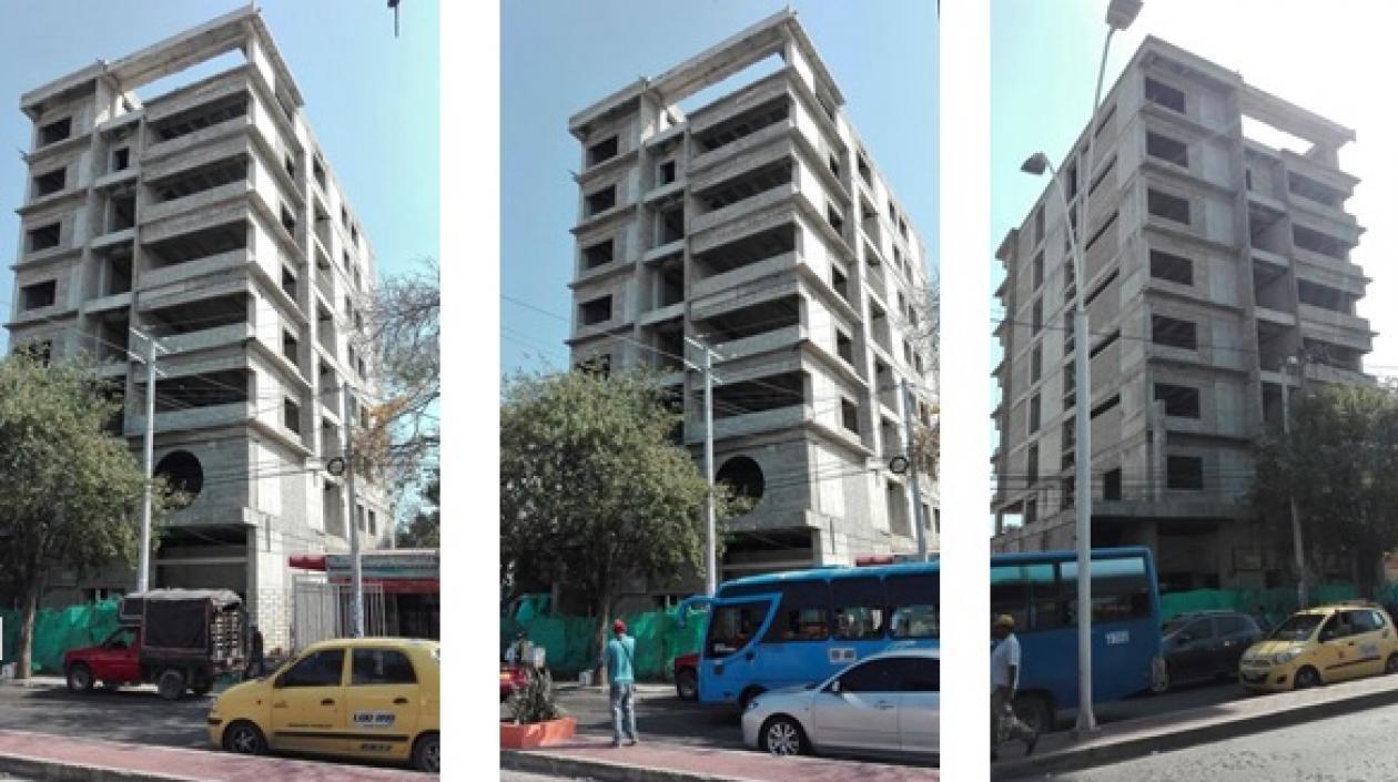 Fachada de lo que sería la nueva sede de la Esap en Santa Marta.