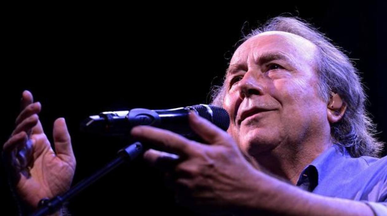 El cantautor Joan Manuel Serrat.