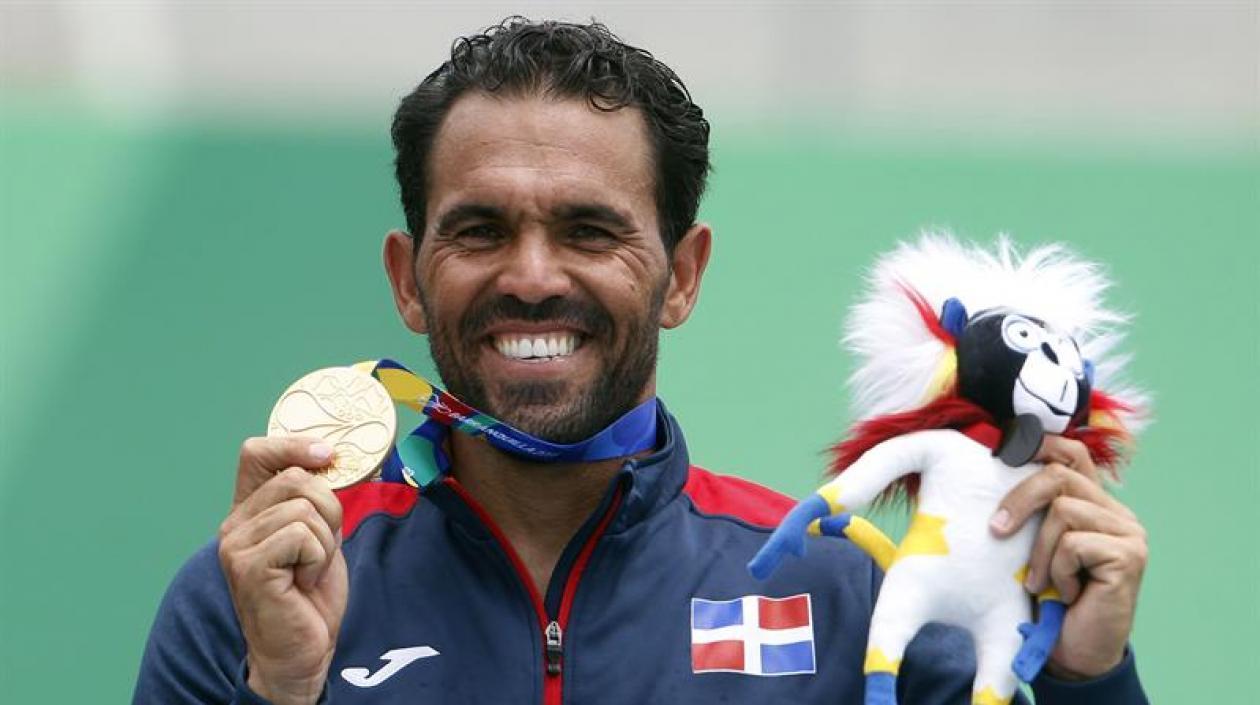 El tenista dominicano Víctor Estrella.