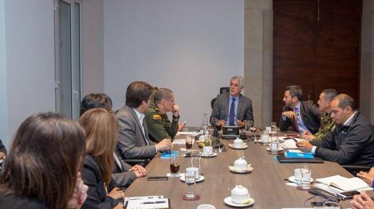Consejo de Seguridad llevado a cabo en Bogotá.