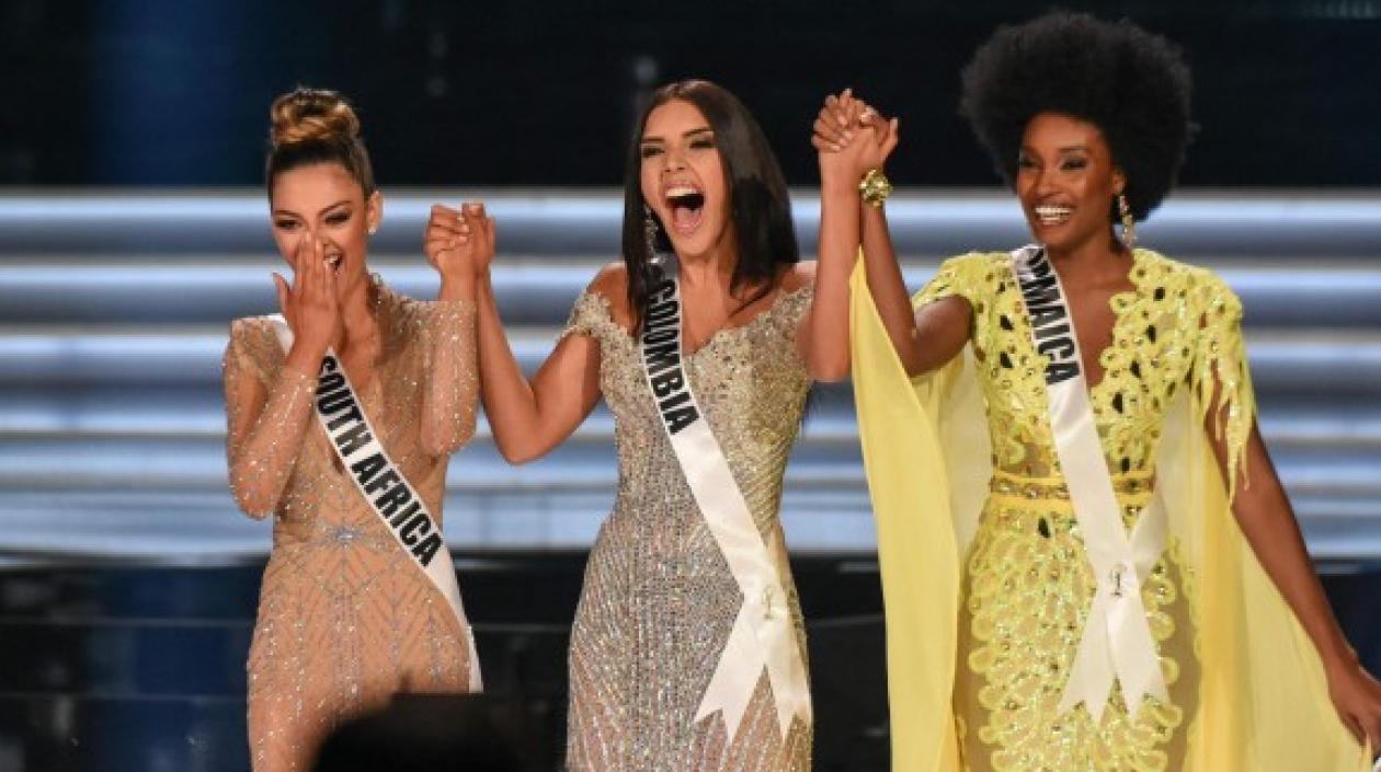 Demi-Leigh Nel-Peters, Laura González y la jamaicana Davina Bennett, finalistas en 2017.