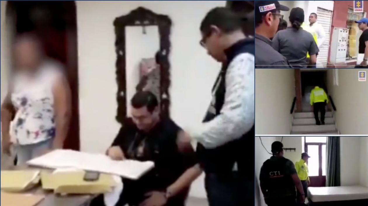 Un fiscal de extinción de derecho de dominio impuso las medidas cautelares contra los cuatro inmuebles ocupados.