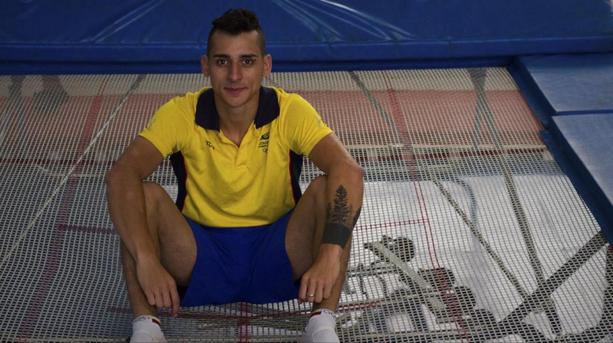 Ángel Hernández, gimnasta colombiano. 