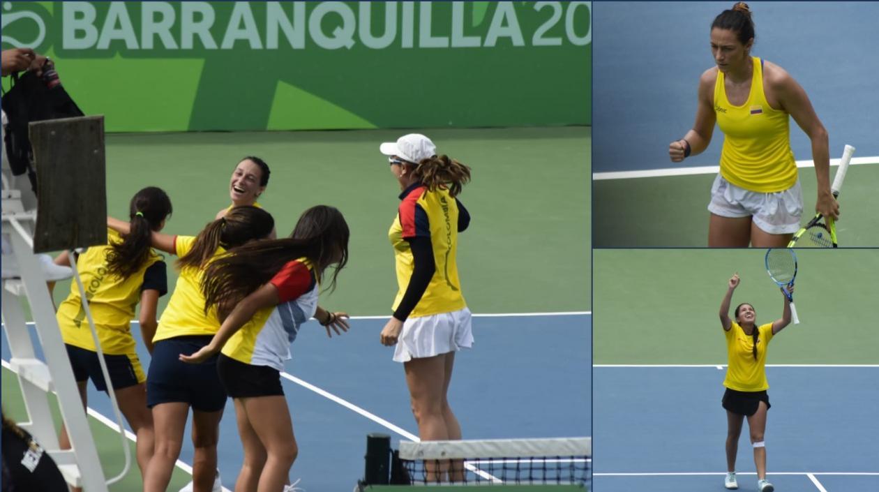 Así celebraron las colombianas.