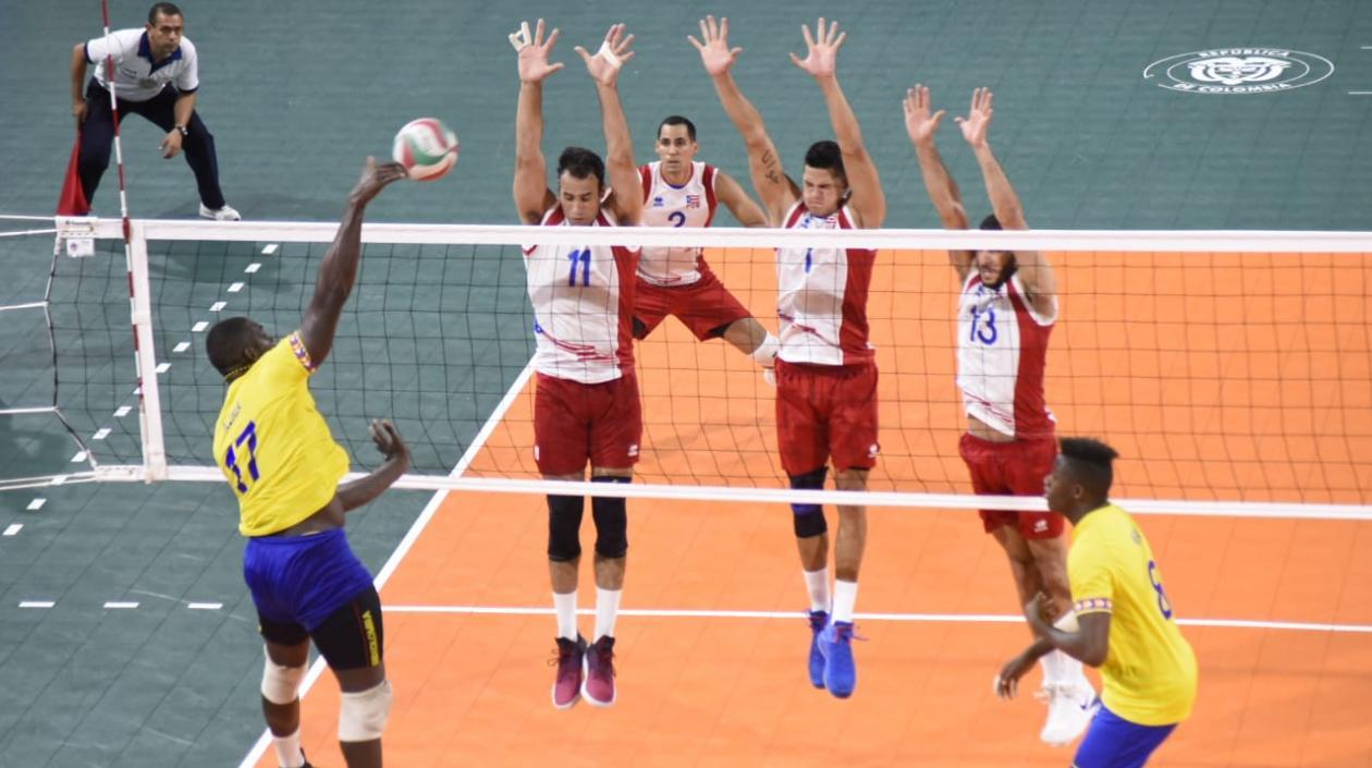 Bloqueo puertorriqueño ante ofensiva colombiana.