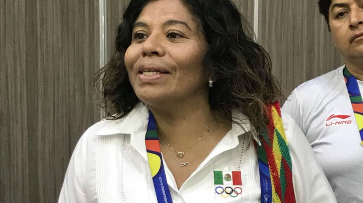 María José Alcalá, jefe de misión de la delegación mexicana. 