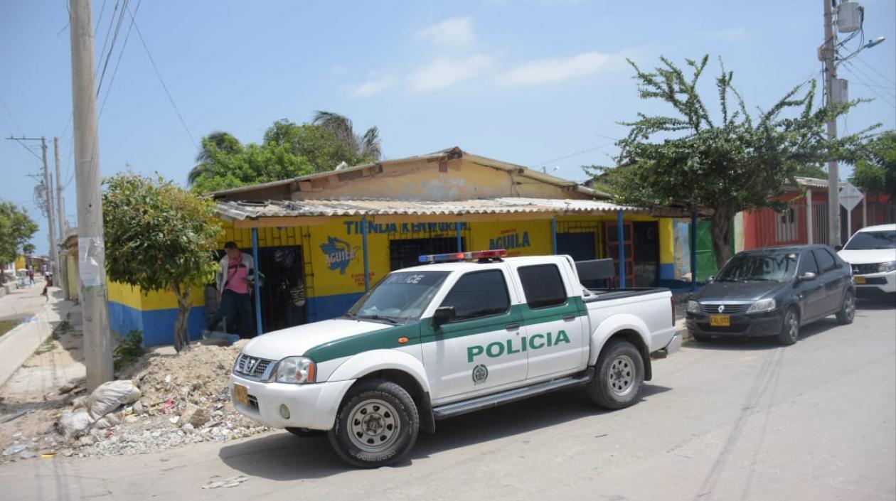 El hecho ocurrió en este sector del barrio Las Flores.