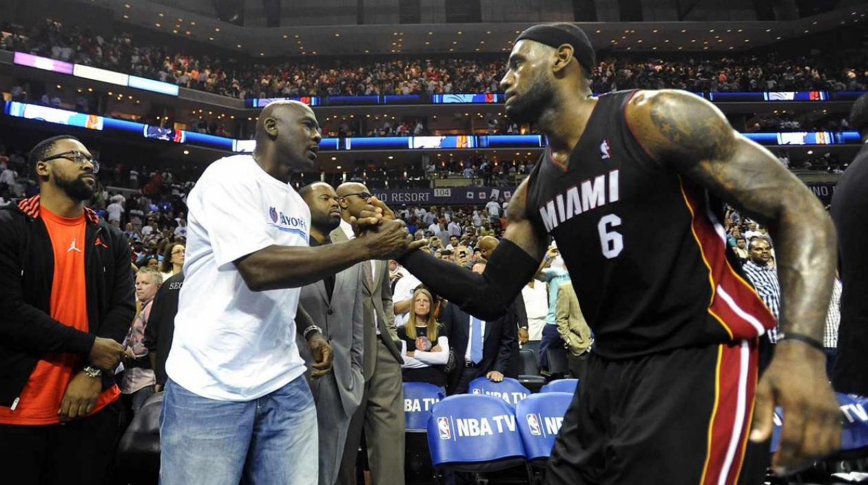 Michel Jordan y LeBron James. 