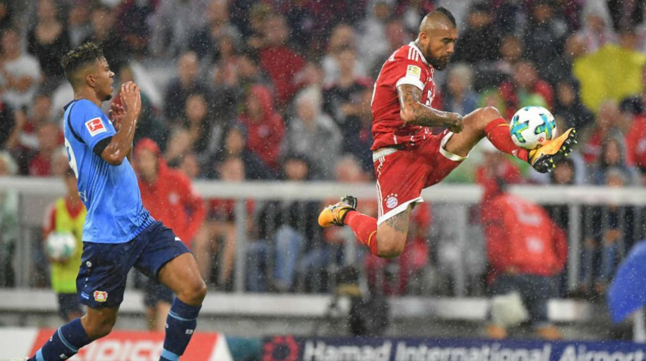 Arturo Vidal, en acción de partido. 