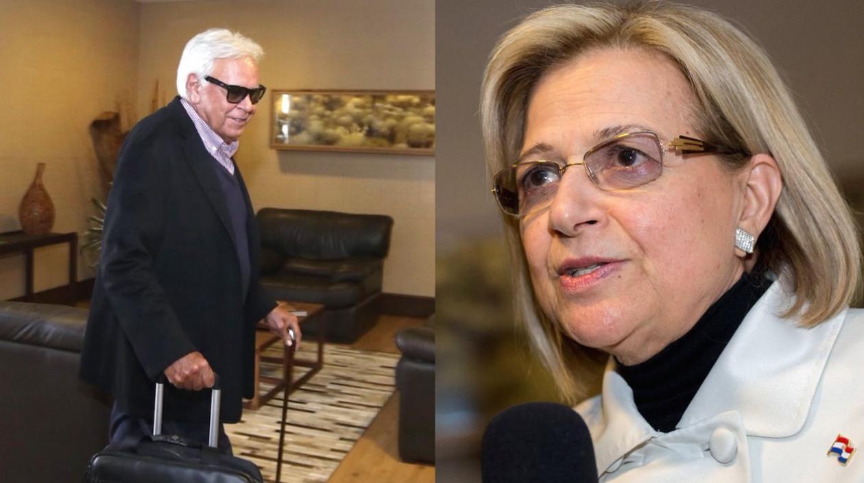 El expresidente español Felipe González y la Vicepresidenta de Paraguay Alicia Pucheta.