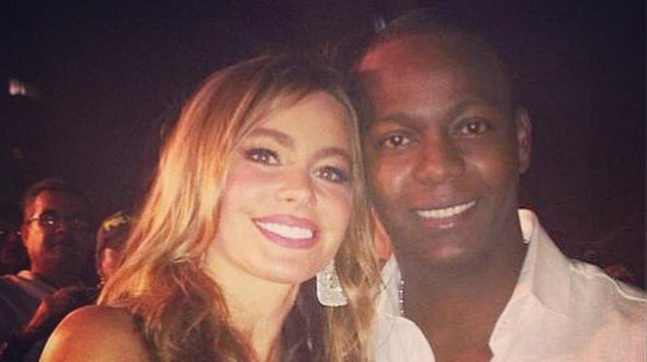 Los barranquilleros Sofía Vergara y Édgar Rentería.