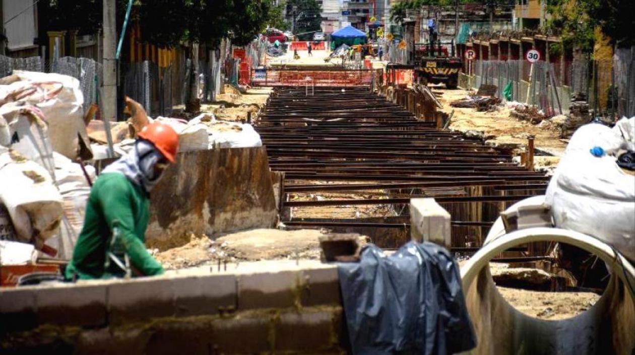Obras de canalización en los arroyos de Barranquilla.