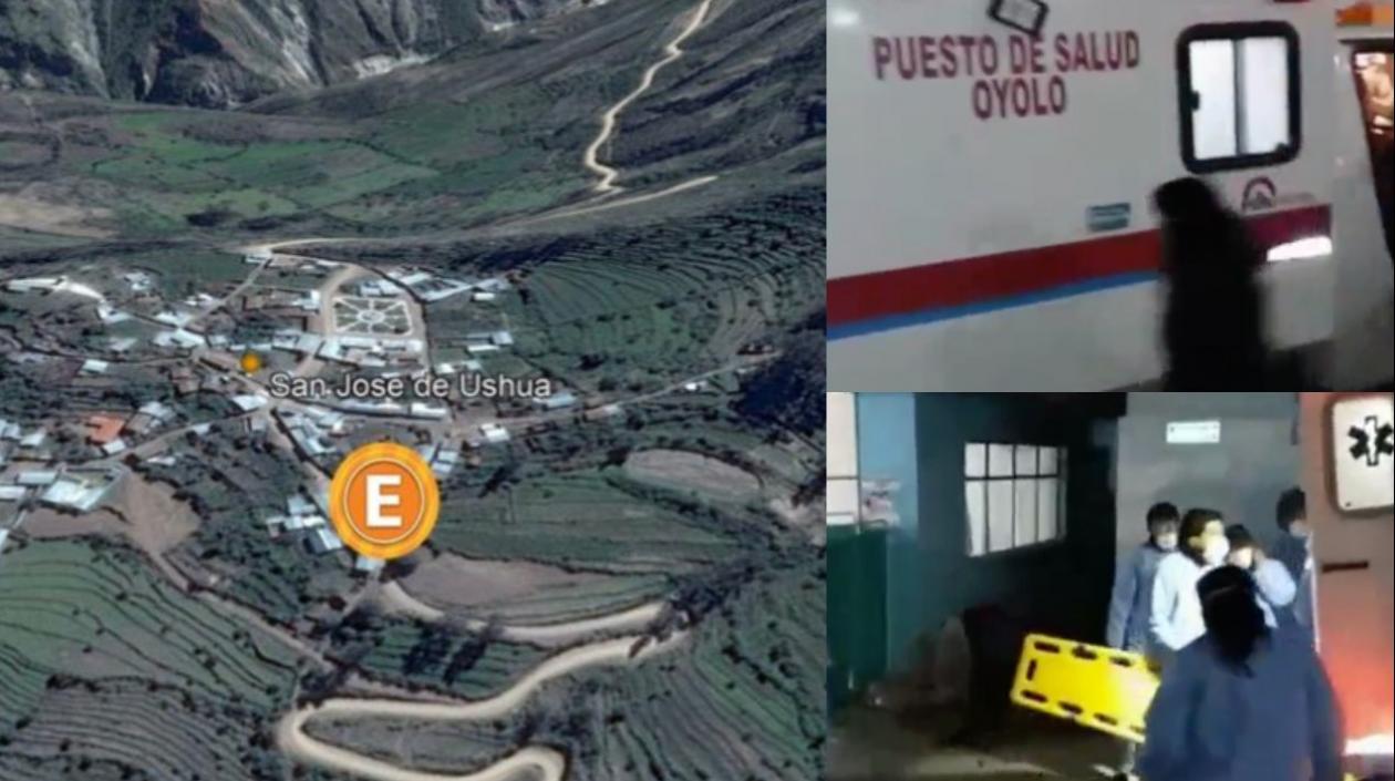 Lugar donde ocurrió la emergencia en Perú.