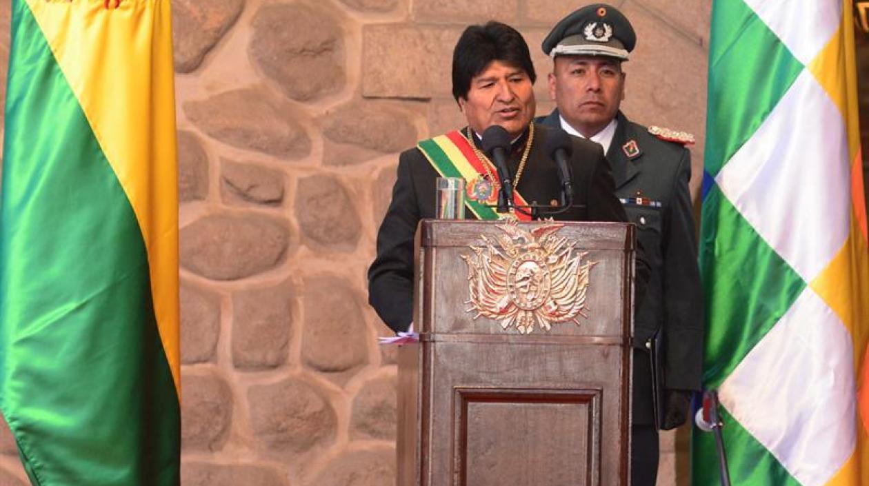 El presidente de Bolivia, Evo Morales. 