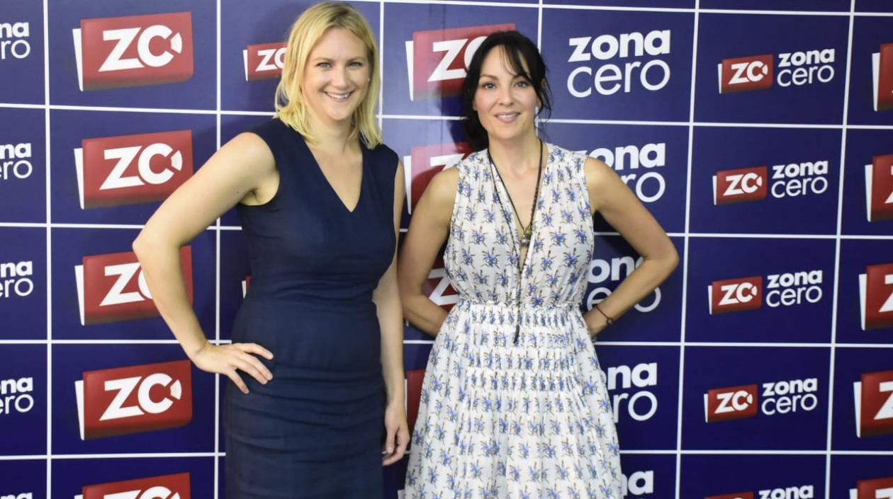 La Ingeniera química Katarina Stetz y la exVirreina Universal Carolina Gómez.